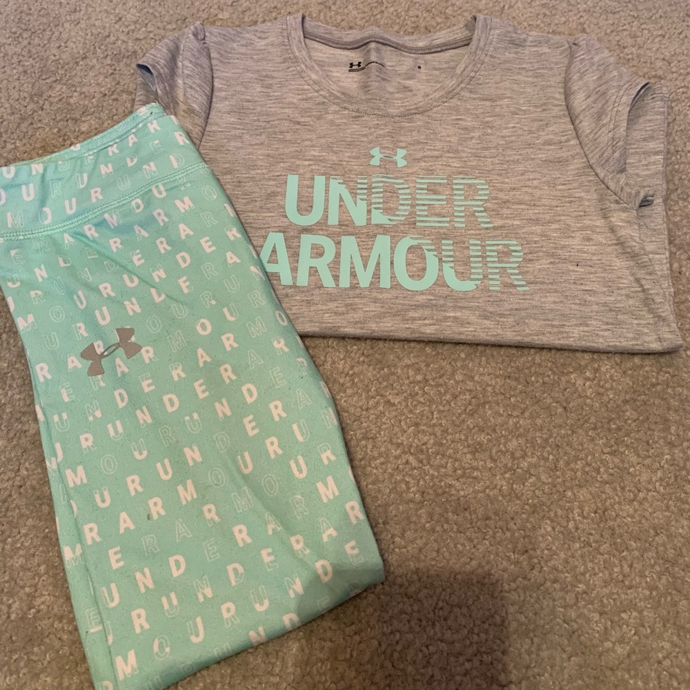 Girls Size 6 Under Armour Outfit